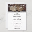 Search for two hearts wedding invitations Country