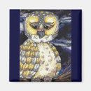 Search for paint lover magnets Owl