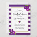 Search for violet baby shower invitations Floral