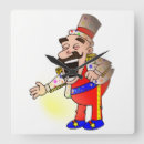 Search for circus clocks Clown