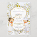 Recherche de twins christening invitations Jumeaux