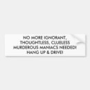 Search for needed bumper stickers Driving