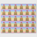 Search for 40th birthday gift wrap 40 years old