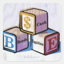 Recherche de finances autocollants Richesse