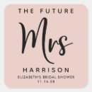 Search for future square stickers Bridal shower
