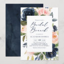 Recherche de navy bridal shower invitations Botanique