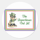 Search for leprechauns stickers irish