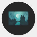 Search for fantasy landscape stickers Blue