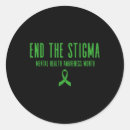Search for end the stigma stickers Mental health awareness