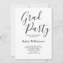 Search for white graduation invitations High school graduation