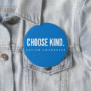 Search for autism awareness buttons Blue