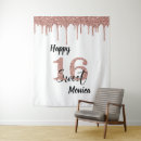 Search for sweet 16 backdrops Rose gold