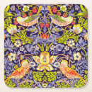 Recherche de oiseaux dessous de verres William morris