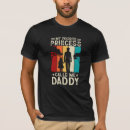 Search for daddys princess tshirts Black