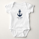Recherche de ancre bleue bébé vêtements Nom du bateau