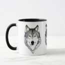 Recherche de loups blancs tasses Noir
