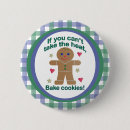 Search for gingerbread man buttons Cookie