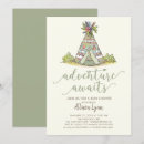 Recherche de teepee baby shower invitations Tribal
