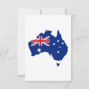Recherche de drapeau australien vœux cartes Rouge