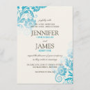 Recherche de turquoise ombre invitations Élégant