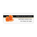 Search for coral wedding return address labels Poppies