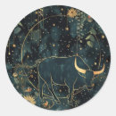 Search for vintage magic stickers Zodiac