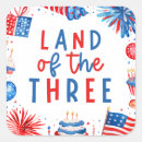 Search for land stickers Red white and blue