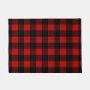 Search for checkered pattern doormats Black