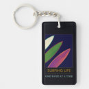 Search for surfboard rectangular keychains Beach