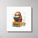 Search for book lovers canvas prints Cute
