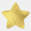 Search for gold foil stars stickers Elegant
