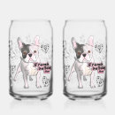 Recherche de bouledogue en verrerie Maman bouledogue français