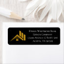 Search for real estate return address labels Minimalist
