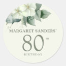 Search for 80th party stickers Elegant