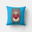Recherche de ours brun coussins Dessin