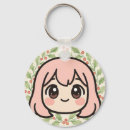 Search for girl face keychains Kawaii