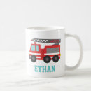Search for fire engine kids mugs Red