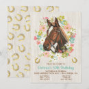 Search for horseshoe birthday invitations Cowgirl
