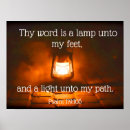 Search for thy word is a lamp posters Feet