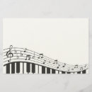 Search for piano music stationery paper Pianist