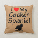 Recherche de cockers coussins Amour
