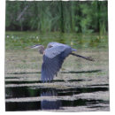 Search for blue heron shower curtains Wildlife