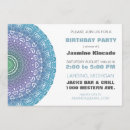 Search for mandala birthday invitations Colourful