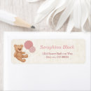 Search for buffalo plaid return address labels Pink