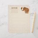 Search for elephant stationery paper Animal