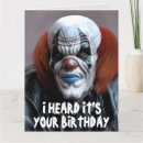 Search for evil birthday cards Horror