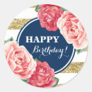 Search for floral stripes stickers Pink flowers