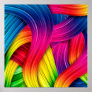 Search for swirling colors posters Abstract
