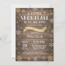 Search for gold snowflakes invitations Baby its cold outside