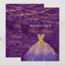 Search for purple dress invitations Gold